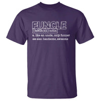 Funny Uncle T Shirt Funcle Funner Handsome Awesome - Wonder Print Shop