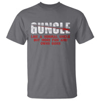 Funny Uncle T Shirt Guncle Like Normal Uncle More Fun Owns Guns - Wonder Print Shop