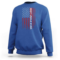 Best Uncle Ever US Flag Uncle's Day Sweatshirt - Wonder Print Shop