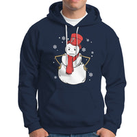 Christmas Hoodie Angry Snowman Funny Xmas - Wonder Print Shop