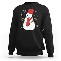 Christmas Sweatshirt Angry Snowman Funny Xmas - Wonder Print Shop