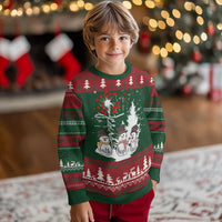 Jesus Christian Ugly Christmas Sweater Faith Hope Love Snowman Dandelion Xmas - Wonder Print Shop