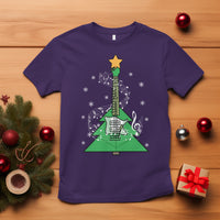 Rockin' Christmas Tree For Guitarist Music Lover T Shirt - Wonder Print Shop