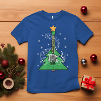 Rockin' Christmas Tree For Guitarist Music Lover T Shirt - Wonder Print Shop