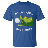 No Thoughts Head Empty Cute Frog Meme Blasting Fart T Shirt - Wonder Print Shop