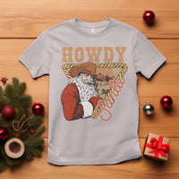 Howdy Santa Cowboy Vintage Western Christmas T Shirt - Wonder Print Shop