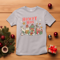 Howdy Hos Cowboy Vintage Western Christmas T Shirt - Wonder Print Shop
