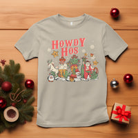 Howdy Hos Cowboy Vintage Western Christmas T Shirt - Wonder Print Shop