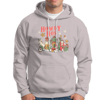 Howdy Hos Cowboy Vintage Western Christmas Hoodie - Wonder Print Shop