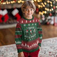 Funny Xmas Ugly Christmas Sweater I Prefer Halloween Cool Santa Skeleton Dancing - Wonder Print Shop
