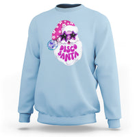 Funny Pink Santa Retro Groovy Funky Disco Christmas Cool Sunglass Sweatshirt - Wonder Print Shop