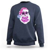 Funny Pink Santa Retro Groovy Funky Disco Christmas Cool Sunglass Sweatshirt - Wonder Print Shop