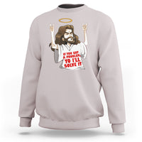 Jesus Meme Yo I'll Solve It If You Got A Problem Christian Sweatshirt - Wonder Print Shop