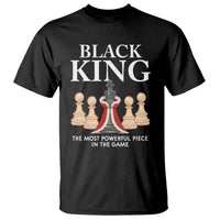 Black King The Most Powerful Piece In The Game Chess T Shirt - Wonder Print Shop