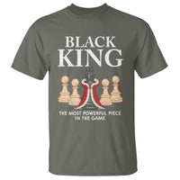 Black King The Most Powerful Piece In The Game Chess T Shirt - Wonder Print Shop