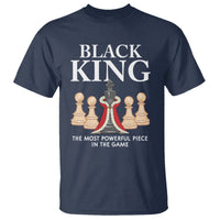 Black King The Most Powerful Piece In The Game Chess T Shirt - Wonder Print Shop