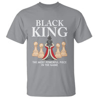 Black King The Most Powerful Piece In The Game Chess T Shirt - Wonder Print Shop