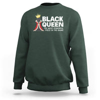 Black Queen The Most Powerful Piece In The Game Chess Sweatshirt - Wonder Print Shop