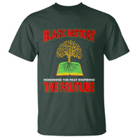Black History Month T Shirt Honoring The Past Inspiring The Future - Wonder Print Shop