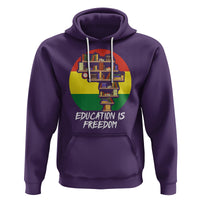 Black History Month Hoodie Education Is Freedom African Americans - Wonder Print Shop