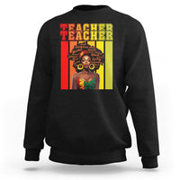 Black History Month Sweatshirt Teacher Women African Americans School Educate - Wonder Print Shop