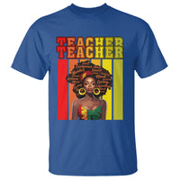 Black History Month T Shirt Teacher Women African Americans School Educate - Wonder Print Shop