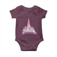 Cute Mamacorn Mother's Day Baby Onesie