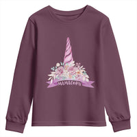 Cute Mamacorn Mother's Day Youth Sweatshirt