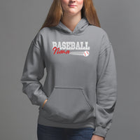 Baseball Mom Hoodie I'm Not Yelling This is My Baseball Nana Voice - Wonder Print Shop