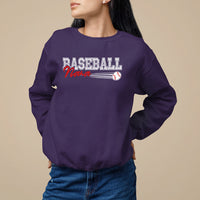 Baseball Mom Sweatshirt I'm Not Yelling This is My Baseball Nana Voice - Wonder Print Shop