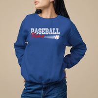 Baseball Mom Sweatshirt I'm Not Yelling This is My Baseball Nana Voice - Wonder Print Shop