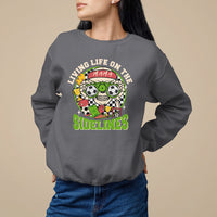 Soccer Mom Sweatshirt Living Life On The Sidelines - Wonder Print Shop