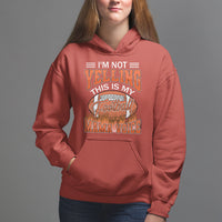 Football Mom Hoodie I'm Not Yelling This is My Football Mama Voice - Wonder Print Shop