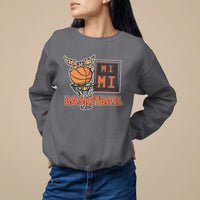 Basketball Mimi Bandana Leopard Mother's Day Sweatshirt - Wonder Print Shop