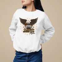 Mother's Day Sweatshirt Proud JROTC Mom Mother Of Cadets - Wonder Print Shop