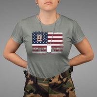Mother's Day T Shirt U.S Army Mom American Flag Veteran - Wonder Print Shop