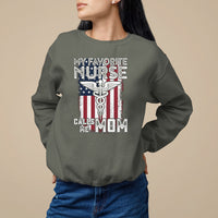 My Favorite Nurse Calls Me Mom Mother's Day Sweatshirt - Wonder Print Shop