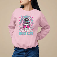 Mother's Day Sweatshirt Overstimulated Moms Club Funny Skeleton - Wonder Print Shop