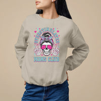 Mother's Day Sweatshirt Overstimulated Moms Club Funny Skeleton - Wonder Print Shop