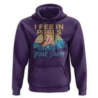 Funny Swimming Hoodie I Pee In Pools Enjoy Your Swim - Wonder Print Shop