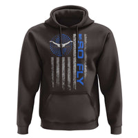 So Fly USA Swimming Team Sports Athlete Aquatic Hoodie - Wonder Print Shop