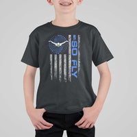 So Fly USA Swimming Team Sports Athlete Aquatic T Shirt For Kid - Wonder Print Shop