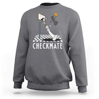 Funny Checkmate Chess Basketball Player Sweatshirt - Wonder Print Shop