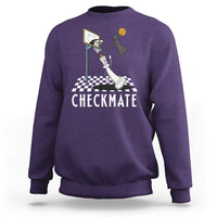 Funny Checkmate Chess Basketball Player Sweatshirt - Wonder Print Shop