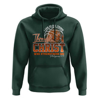 Christian Basketball Player Hoodie I Can Do All Things Through Christ Who Strengthens Me - Wonder Print Shop