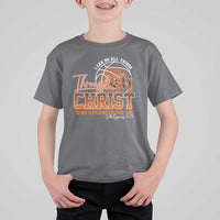 Christian Basketball Player T Shirt For Kid I Can Do All Things Through Christ Who Strengthens Me - Wonder Print Shop