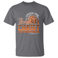 Christian Basketball Player T Shirt I Can Do All Things Through Christ Who Strengthens Me - Wonder Print Shop