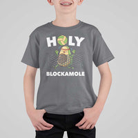 Funny Volleyball T Shirt For Kid Holy Blockamole Cute Avocado - Wonder Print Shop