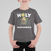 Funny Volleyball T Shirt For Kid Holy Blockamole Cute Avocado - Wonder Print Shop