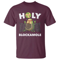 Funny Volleyball T Shirt Holy Blockamole Cute Avocado - Wonder Print Shop